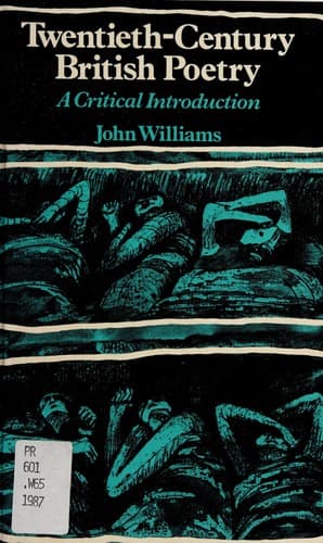 Tapa de Twentieth-century British poetry