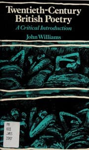 Tapa de Twentieth-century British poetry