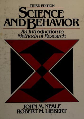 Tapa de Science and behaviour