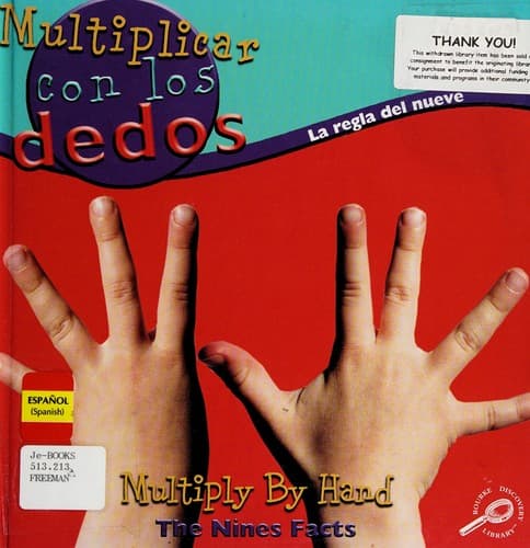 Tapa de Multiplicar Con Los Dedos/ Multiply by Hand