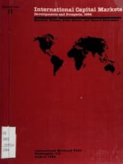 Tapa de International capital markets