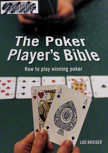 Tapa de The poker player's bible