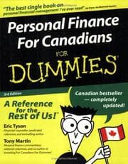 Tapa de Personal finance for Canadians for dummies
