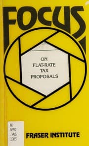 Tapa de On flat-rate tax proposals