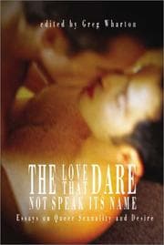 Tapa de The Love That Dare Not Speak Its Name