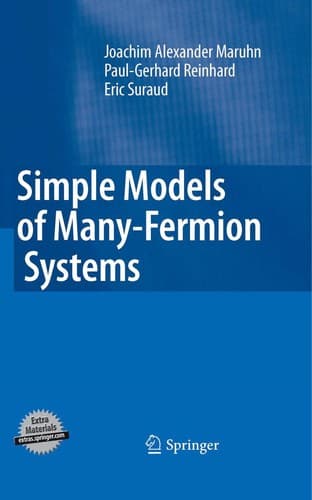 Tapa de Simple models of many-fermion systems