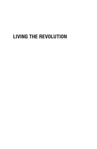 Tapa de Living the revolution