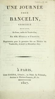 Tapa de Une journée chez Bancelin