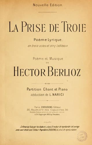 Tapa de La prise de Troie