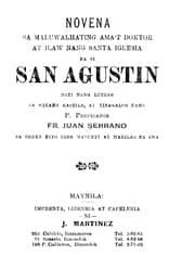 Tapa de Novena sa maluwalhating amaʻt doktor at ilaw nang santa iglesia na si San Agustin