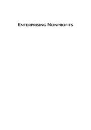 Tapa de Enterprising nonprofits