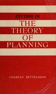 Tapa de Studies in the theory of planning
