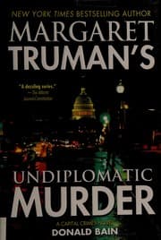 Tapa de Margaret Truman's undiplomatic murder