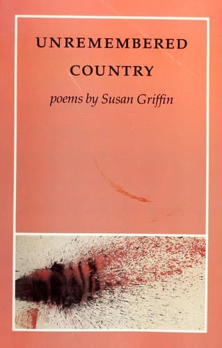 Tapa de Unremembered Country