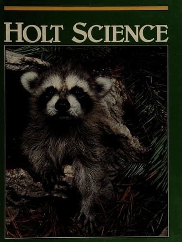 Tapa de Holt Science; Grade 1, Teachers Edition