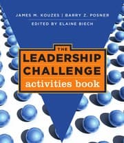 Tapa de Kouzes/Posner the leadership challenge activities book