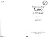 Tapa de Understanding Cairo