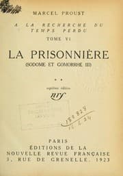 Tapa de A la recherche du temps perdu