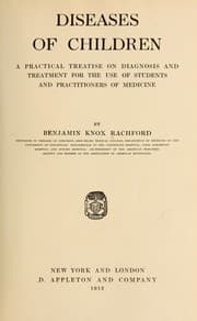 Tapa de Diseases of children