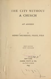 Tapa de The city without a church