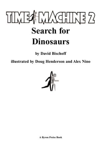 Tapa de Search for dinosaurs