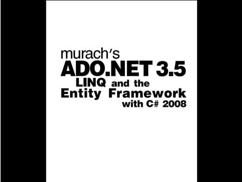 Tapa de Murach's ADO.NET 3.5