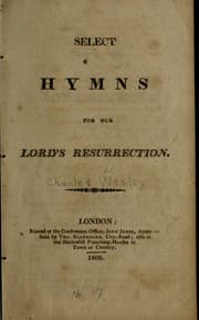 Tapa de Select hymns for our Lord's resurrection