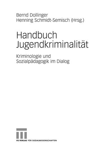 Tapa de Handbuch Jugendkriminalität