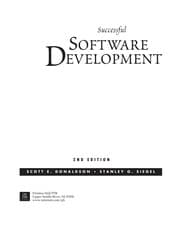Tapa de Successful software development