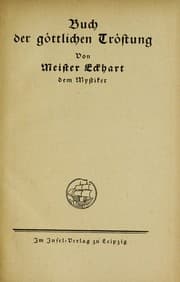Tapa de Buch der go ttlichen Tro stung