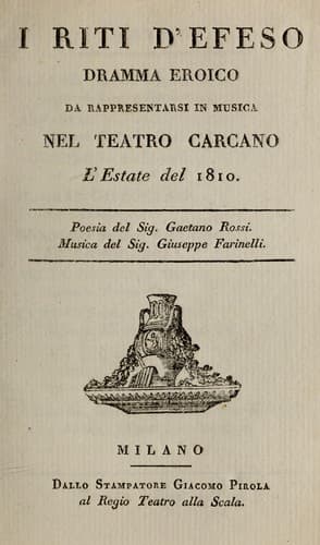 Tapa de I riti d'Efeso
