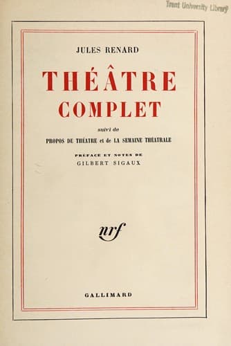 Tapa de Théâtre complet