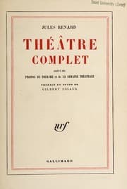 Tapa de Théâtre complet