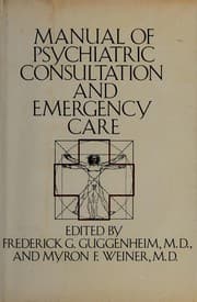 Tapa de Manual of psychiatric consultation and emergency care