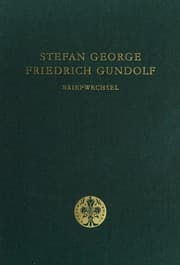 Tapa de Stefan George--Friedrich Gundolf Briefwechsel
