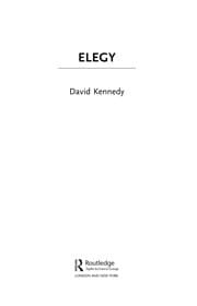Tapa de Elegy