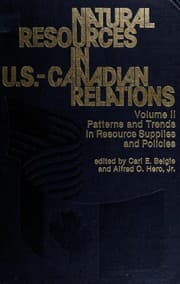 Tapa de Natural resources in U.S.-Canadian relations