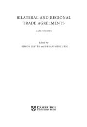 Tapa de Bilateral and regional trade agreements