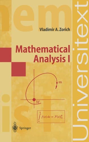 Tapa de Mathematical analysis I