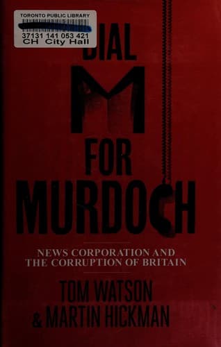 Tapa de Dial M for Murdoch