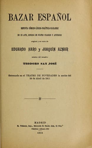 Tapa de Bazar español