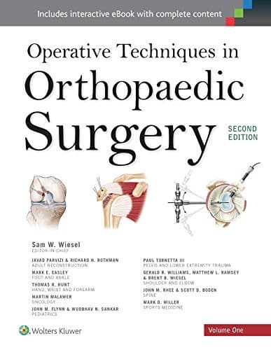 Tapa de Operative Techniques in Orthopaedic Surgery