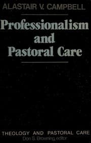 Tapa de Professionalism and pastoral care