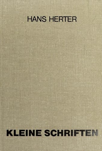 Tapa de Kleine Schriften