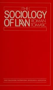 Tapa de The Sociology of Law (Current Sociology,)