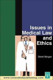 Tapa de Issues in medical law and ethics