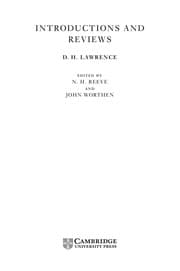 Tapa de INTRODUCTIONS AND REVIEWS; ED. BY N.H. REEVE