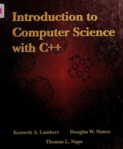Tapa de Introduction to computer science with C [plus plus]