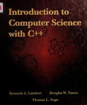 Tapa de Introduction to computer science with C [plus plus]