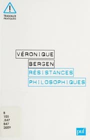Tapa de Résistances philosophiques